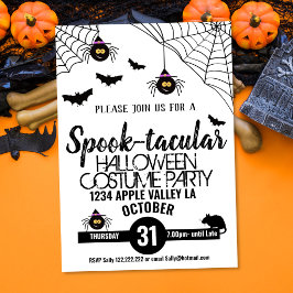 Spinnenspuke Halloween-Party takulär Einladung