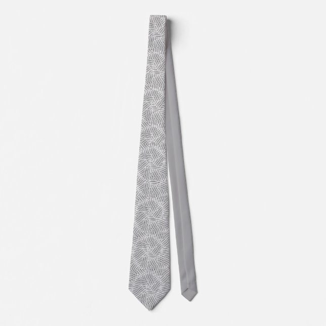 Spinner aus Textur: Subtile Swirl Neck Tie Krawatte (Vorderseite)