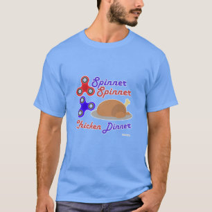 Spinner Chicken Dinner Fidget Trend T-Shirt