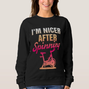 Spinning Class Indoor Rhythm Radsport Spin Bike Gy Sweatshirt