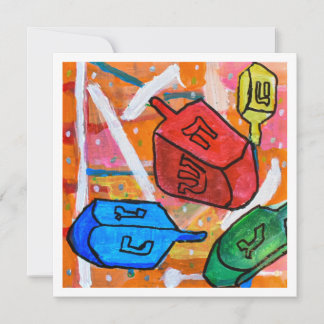 Spinning Dreidels Karte