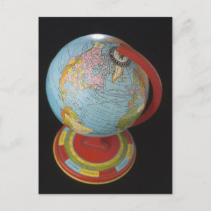 Spinning Globe Postkarte