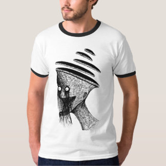 Spinning Mind - Abstrakt Dark Art T - Shirt Design