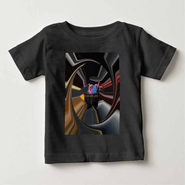 Spinning Office Essentials Moderne Wanddekoration Baby T-shirt (Vorderseite)
