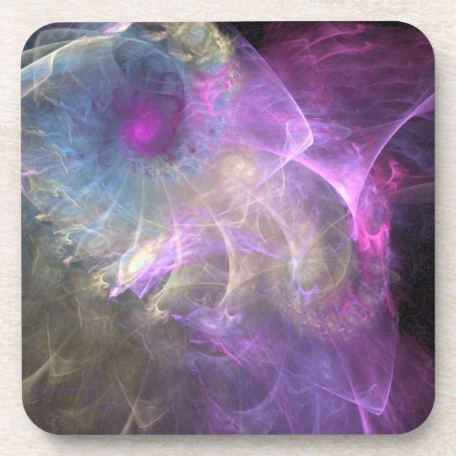 Spinning Pastel-Wirbel Untersetzer (Vorderseite)