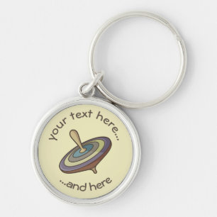 Spinning Top Schlüsselanhänger