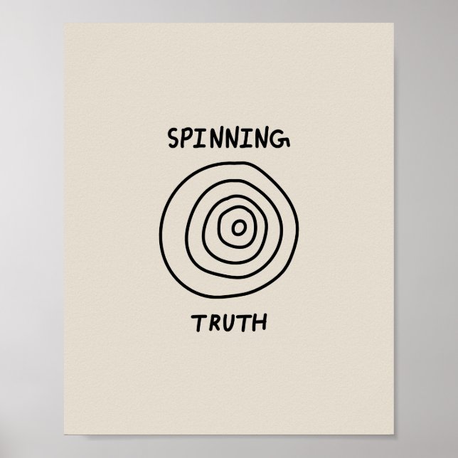 Spinning Truth Poster (Vorne)