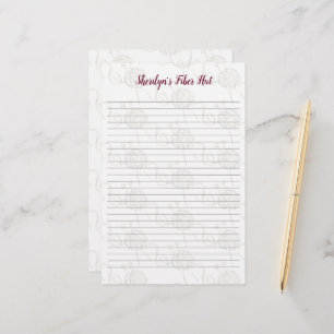 Spinnpapier für Faserkunst aus Garnen