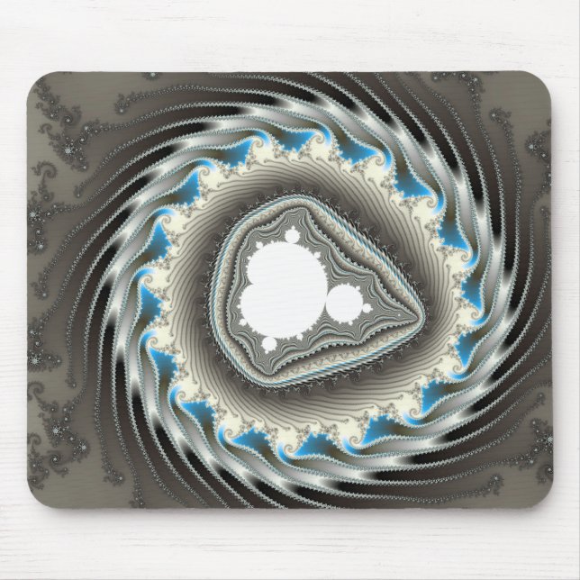 Spinnrad - Fraktal Mousepad (Vorne)