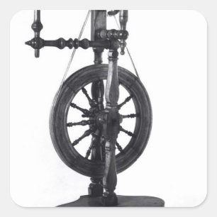 Spinnrad Quadratischer Aufkleber