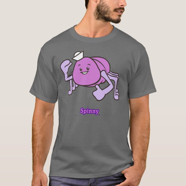 Spinny grundlegender dunkler T - Shirt (Vorderseite)