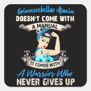 Spinocerebellar Ataxia kommt nicht mit Quadratischer Aufkleber