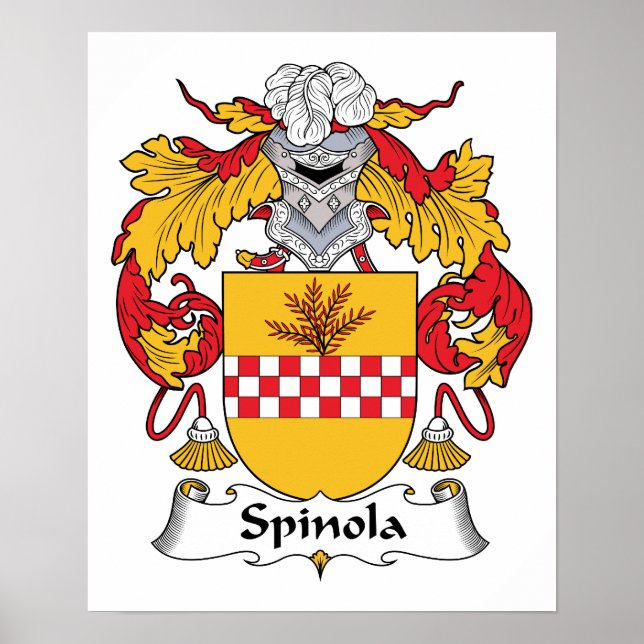 Spinola Familienwappen Poster (Vorne)