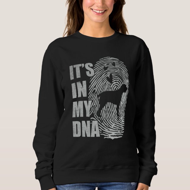 Spinone Italiano DNA Dog Mom Dad Dog Sweatshirt (Vorderseite)