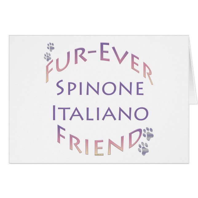Spinone Italiano Furever Friend (Vorderseite (Horizontal))