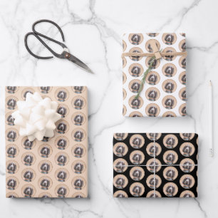 Spinone Italiano Gemälde - Süße originelle Hundeku Geschenkpapier Set