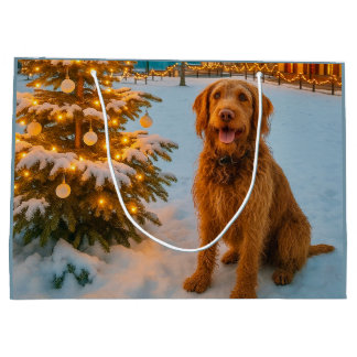 Spinone Italiano Holiday  Große Geschenktüte