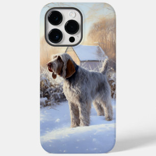 Spinone Italiano lassen es Schnee Weihnachten Case-Mate iPhone 14 Pro Max Hülle
