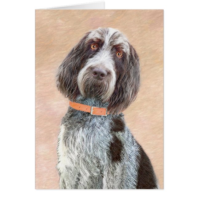 Spinone Italiano Malerei - Niedliche Original Dog  (Vorne)