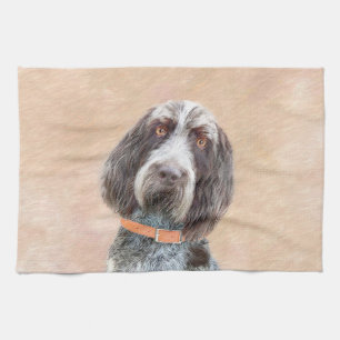 Spinone Italiano Malerei - Niedliche Original Dog  Geschirrtuch
