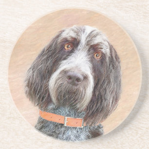 Spinone Italiano Malerei - Niedliche Original Dog Getränkeuntersetzer