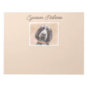 Spinone Italiano Malerei - Niedliche Original Dog  Notizblock
