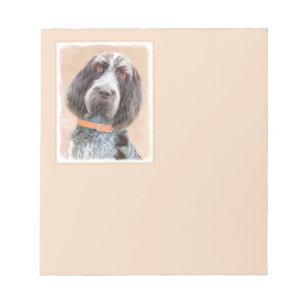 Spinone Italiano Malerei - Niedliche Original Dog Notizblock
