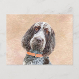 Spinone Italiano Malerei - Niedliche Original Dog  Postkarte