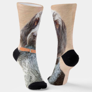 Spinone Italiano Malerei - Niedliche Original Dog Socken