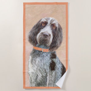 Spinone Italiano Malerei - Niedliche Original Dog Strandtuch