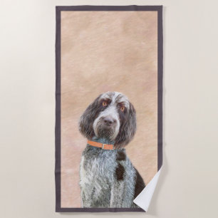 Spinone Italiano Malerei - Niedliche Original Dog Strandtuch