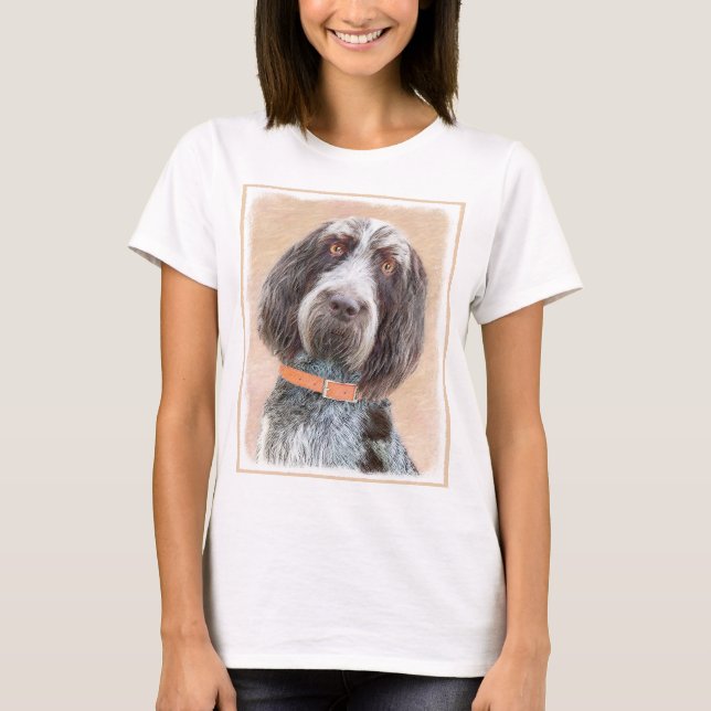Spinone Italiano Malerei - Niedliche Original Dog  T-Shirt (Vorderseite)