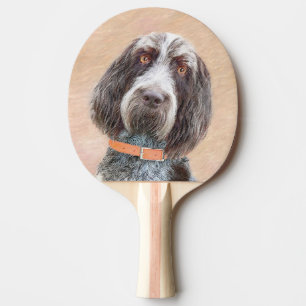 Spinone Italiano Malerei - Niedliche Original Dog Tischtennis Schläger