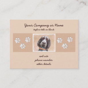 Spinone Italiano Malerei - Niedliche Original Dog  Visitenkarte