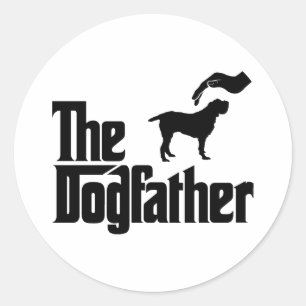 Spinone Italiano Runder Aufkleber