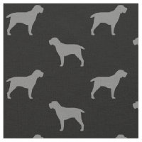 Spinone Italiano Silhouette-Muster