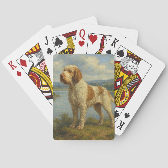 Spinone Italiano Spielkarten (Rückseite)