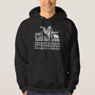 Spinosaurus Dinosaur Geschenk Skull Skeleton Hoodie