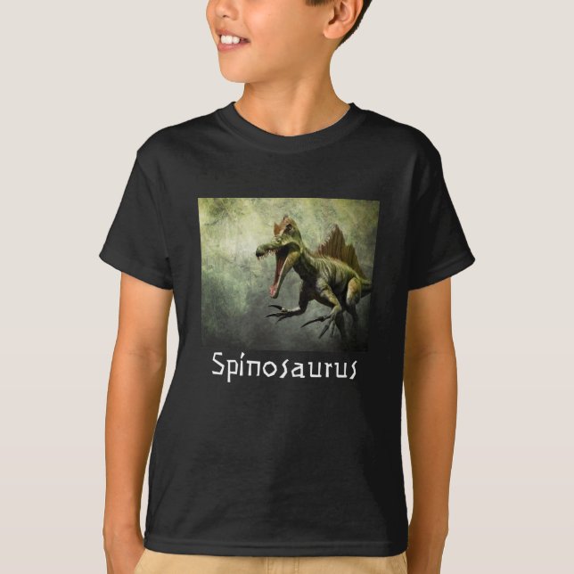Spinosaurus Dinosaur im Urwald-T - Shirt (Vorderseite)