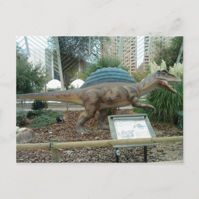 Spinosaurus Dinosaur Postcard Postkarte (Vorderseite)