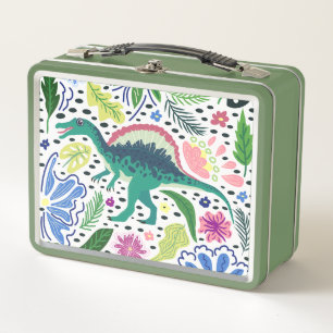 Spinosaurus dinosaurier-Lunchbox Metall Brotdose