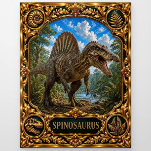 Spinosaurus, Juwelen-Erbstück-Kunst Postkarte