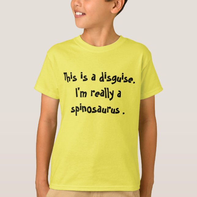 Spinosaurus Kostüm T-Shirt (Vorderseite)