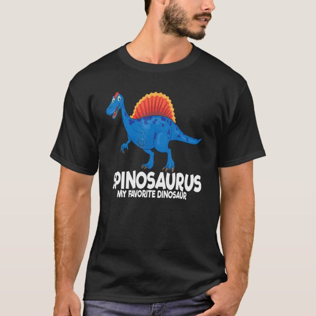 Spinosaurus Mein Lieblings-Dinosaurier Kids Spinos T-Shirt (Vorderseite)