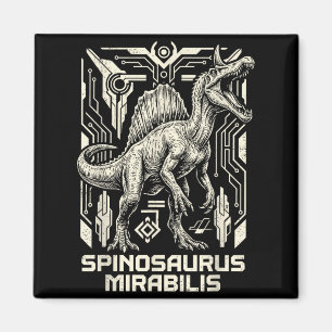 Spinosaurus mirabilis neuer prähistorischer Dinosa Magnet