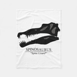 Spinosaurus Schädel Fleecedecke