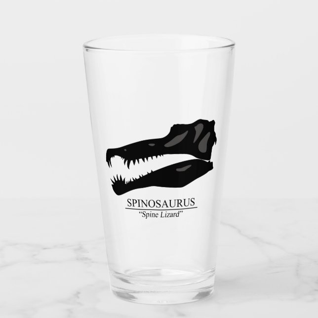 Spinosaurus Skull Glas (Vorderseite)
