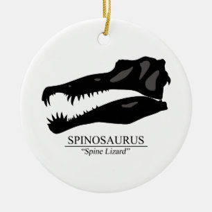 Spinosaurus Skull Keramik Ornament