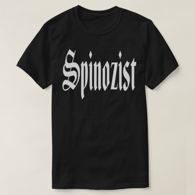 Spinozist Baruch Spinoza Spinoza T-Shirt (Design vorne)