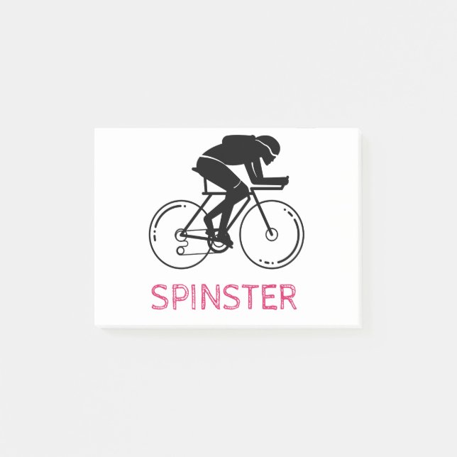 Spinster Fun Design Post-it Klebezettel (Vorderseite)